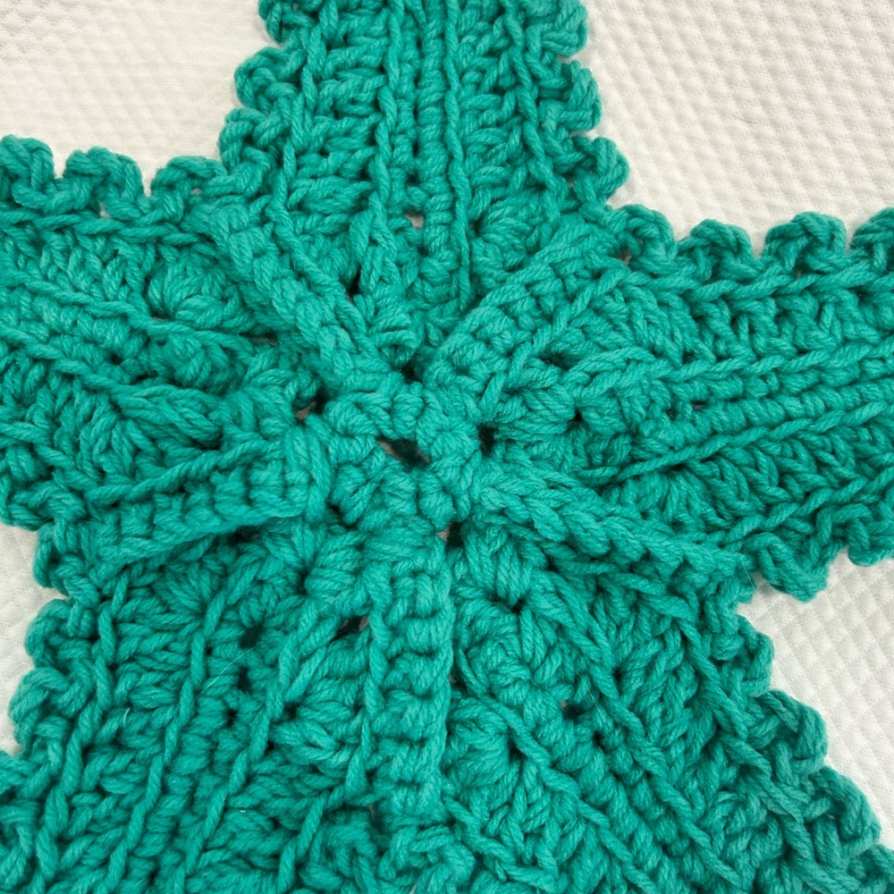 Handmade Crochet Starfish Appliqué